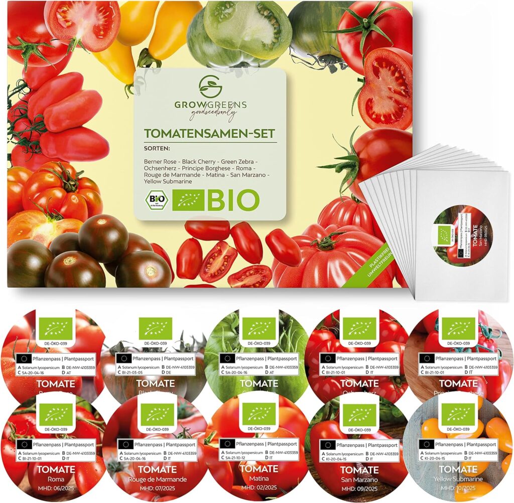 Come conservare i semi di Pomodoro 10 kit semi pomodoro biologici